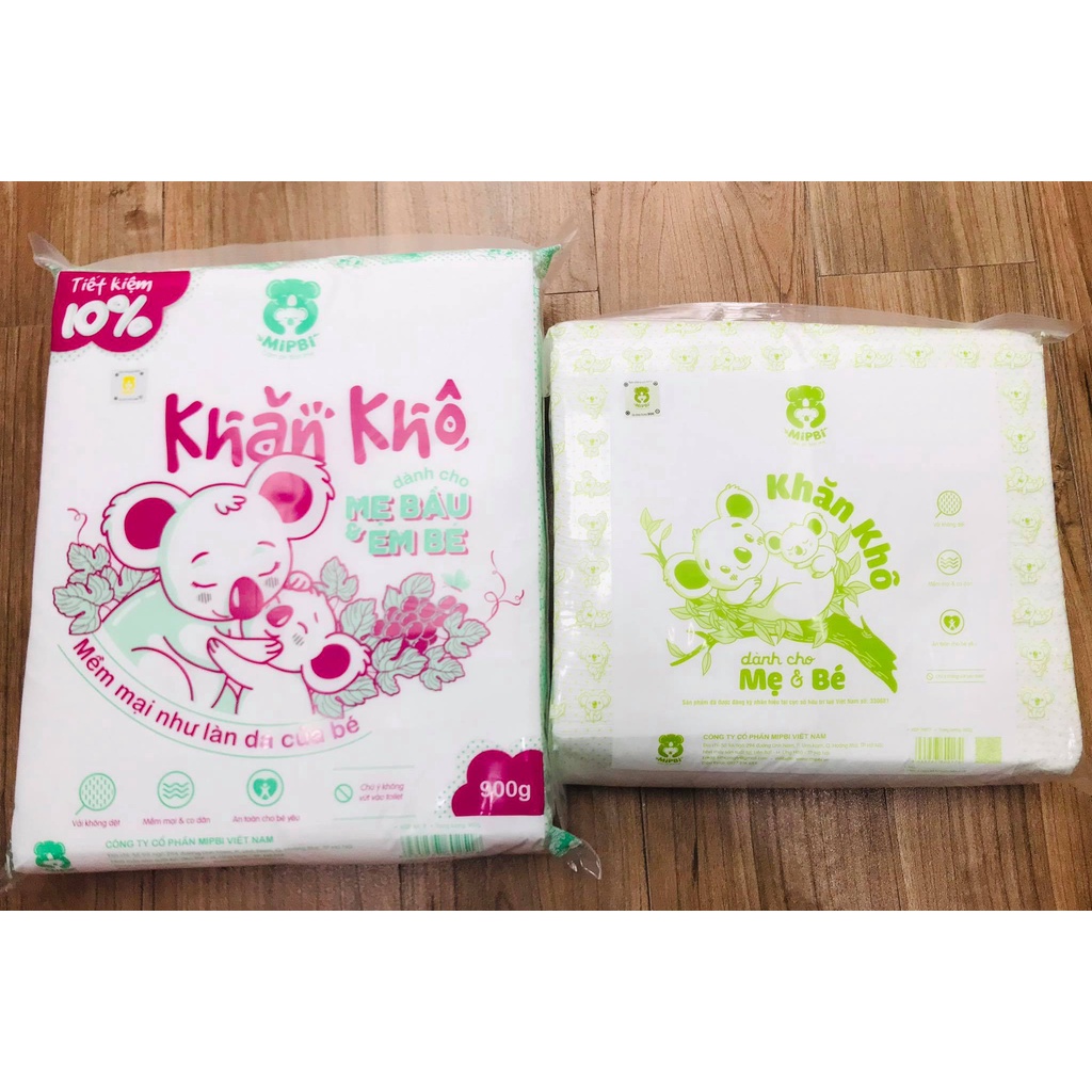 [Cam kết Chính hãng] Khăn vải khô đa năng Mipbi Viet Nam 300g 600g 900g