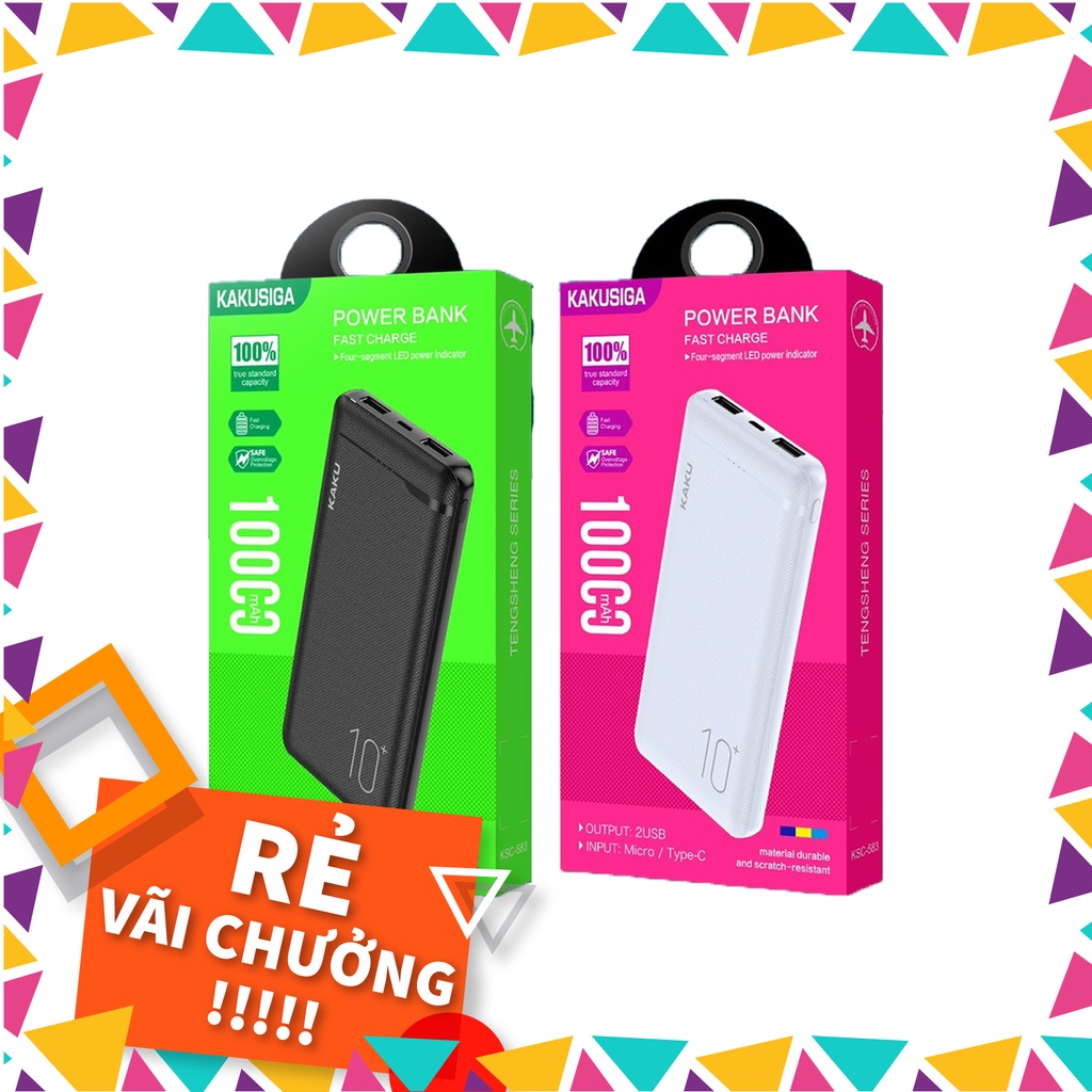 Sạc dự phòng chính hãng KAKU - 10.000mAh mã 583