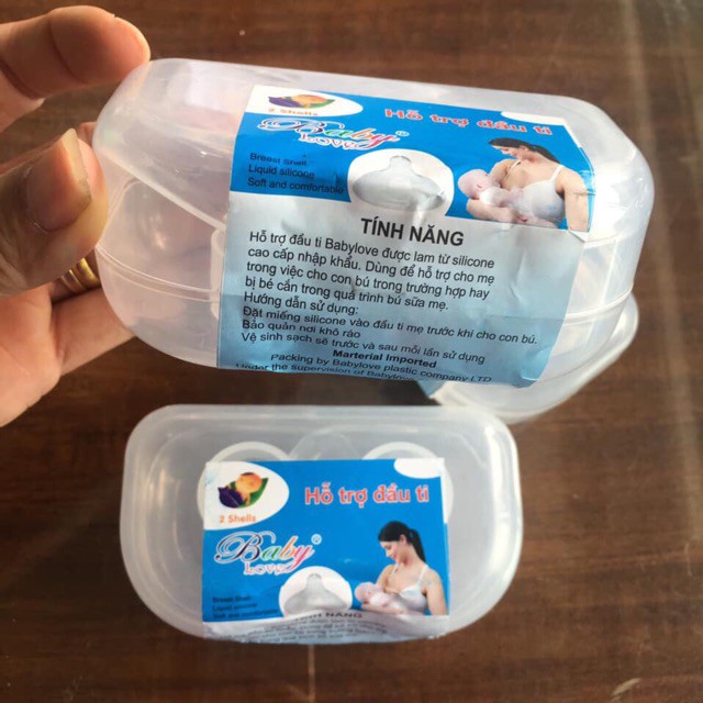 Núm trợ ti cho mẹ Hộp hỗ trợ đầu ti 2 chiếc ACuteBaby