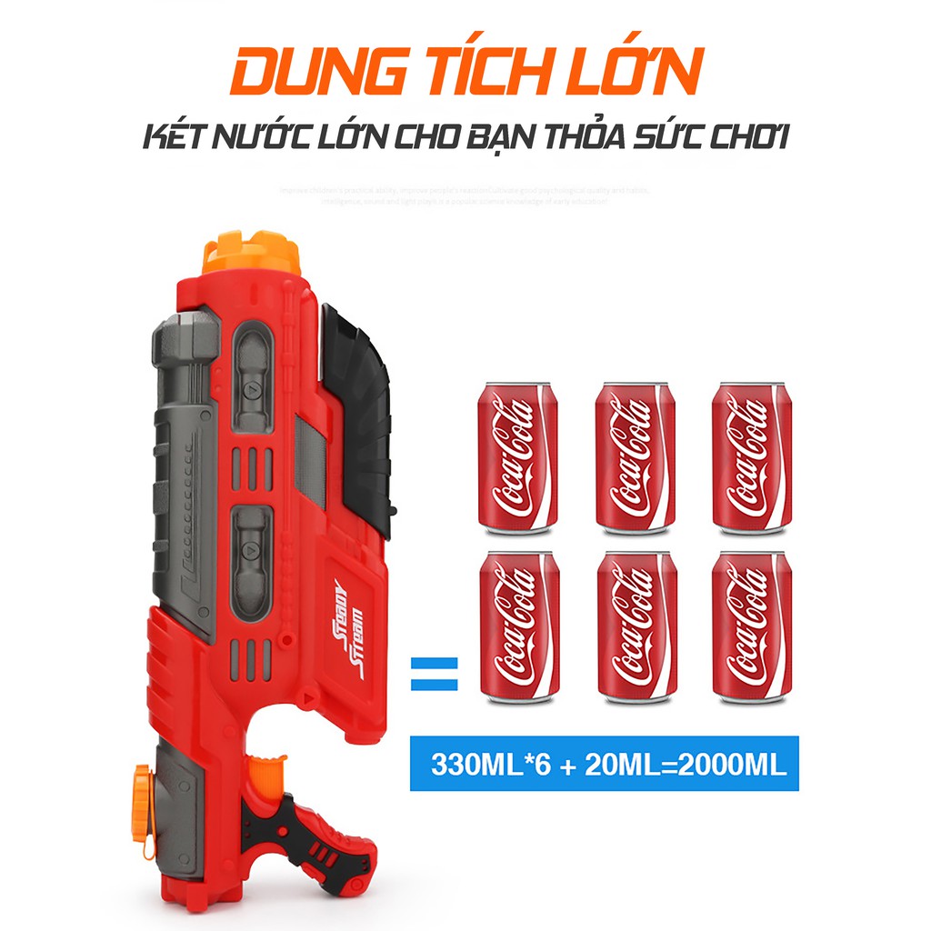 Súng Bắn Nước Nén Hơi Dung Tích Siêu Khủng, Siêu Chất GW-976