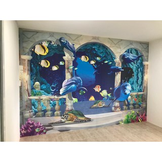 Tranh dán tường 3D Phòng thờ 80cm*1m2