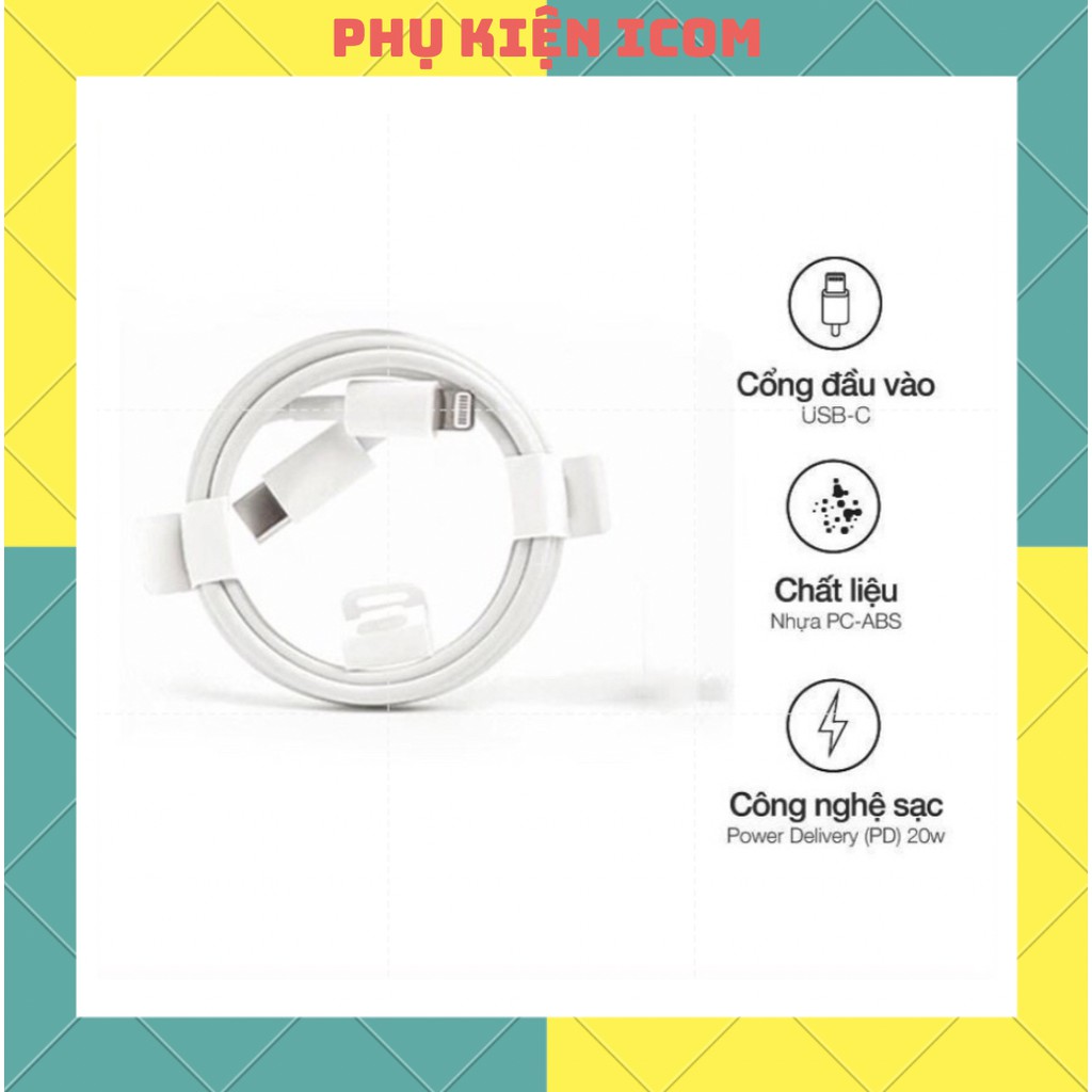 Dây cáp sạc iPhone sạc nhanh PD 20w 18w, cáp sạc dành cho iphone 11/11 promax / 12/ 12 Pro Max/ X /Iphone 8, Ipad