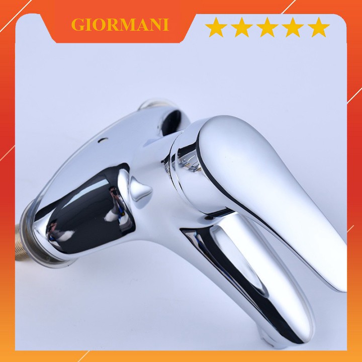 Vòi lavabo rửa mặt nóng lạnh hai lỗ cao cấp SNL44 tặng đôi dây cấp nước inox