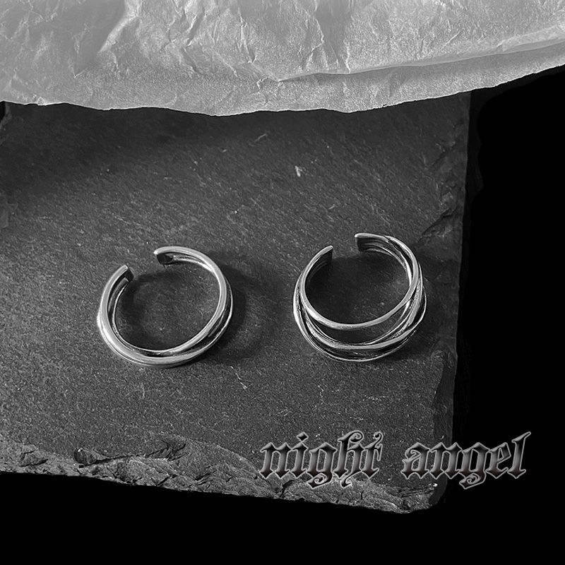 Nhẫn Thiết Kế Nhiều Tầng Năng Động Thời Trang