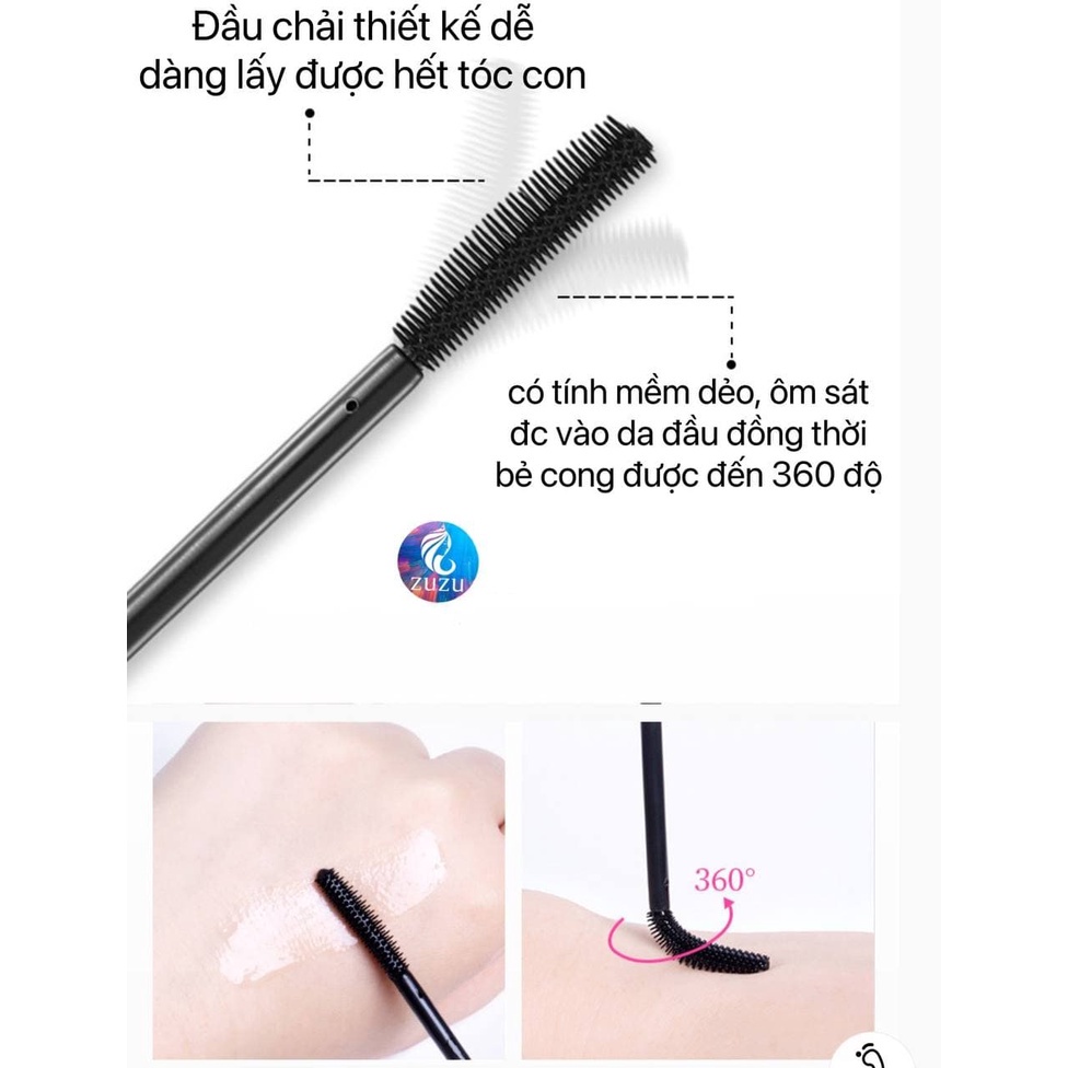 Chải tóc Mascara tạo kiểu tóc đẹp vuốt tóc con gọn vào nếp siêu chắc WINK