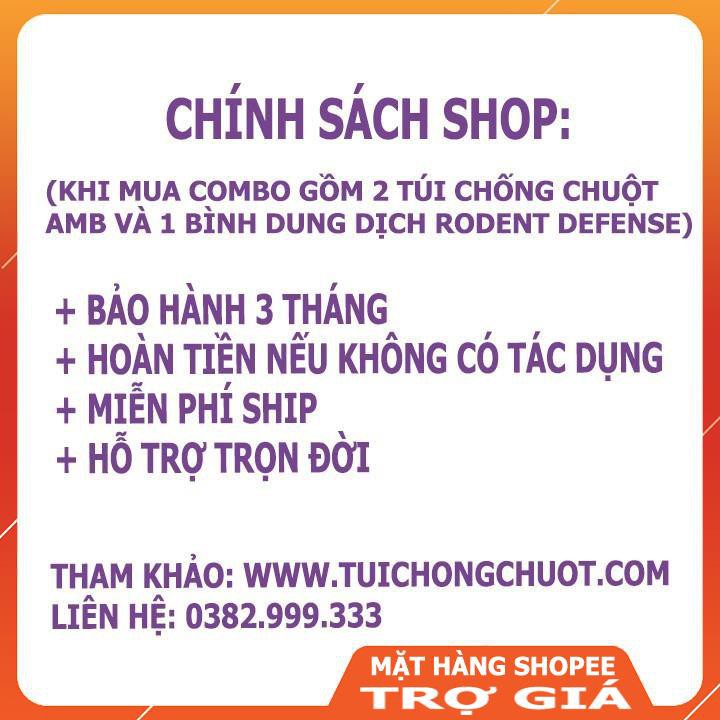 [SẢN PHẨM HỮU ÍCH] Túi chống chuột AMB chính hãng, đuổi chuột vào ô tô hiệu quả nhất hiện nay