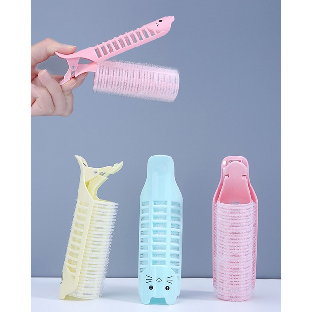 [NHẬP KHẨU CHÍNH HÃNG] Set Lô Cuốn Tóc Có Kẹp Cố Định Làm Phồng Chân Tóc, Tạo Kiểu Tóc Xoăn Lameila - Màu ngẫu nhiên