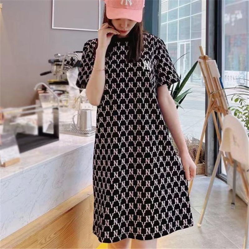 MLB Đầm Cotton Cổ Tròn Dáng Rộng Thời Trang Xuân Hè Dành Cho Nữ | BigBuy360 - bigbuy360.vn