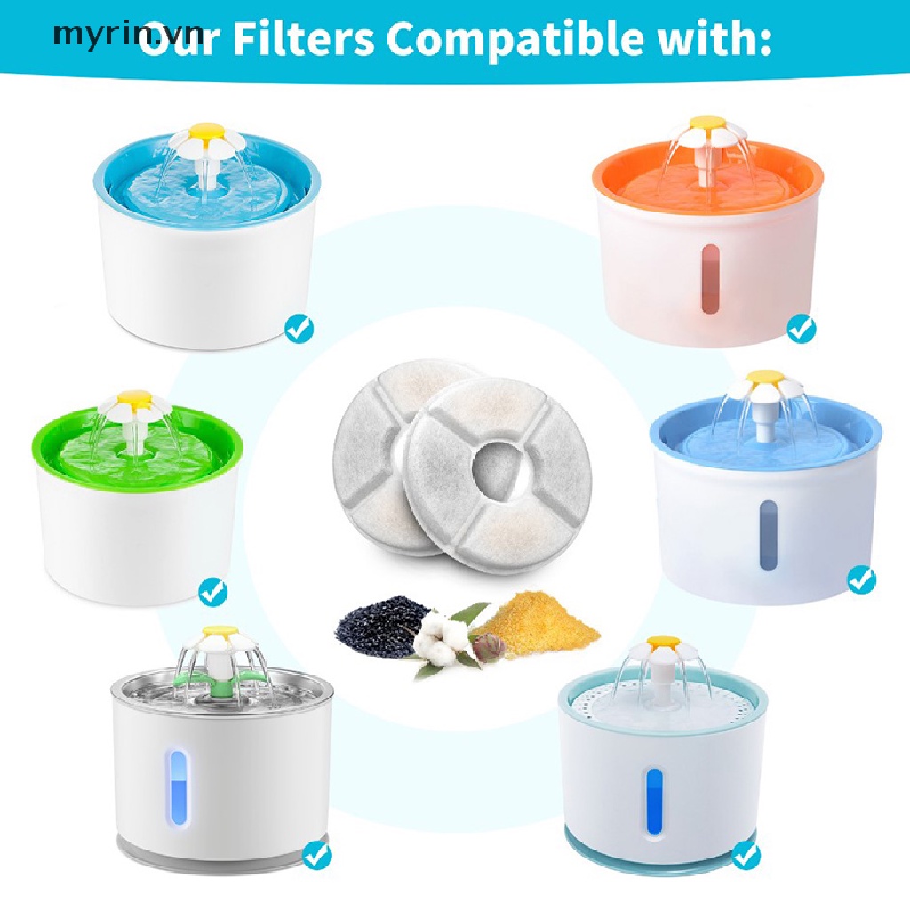 Tấm Lọc Carbon Hoạt Tính Thay Thế Dành Cho Đài Phun Nước Uống Của Mèo