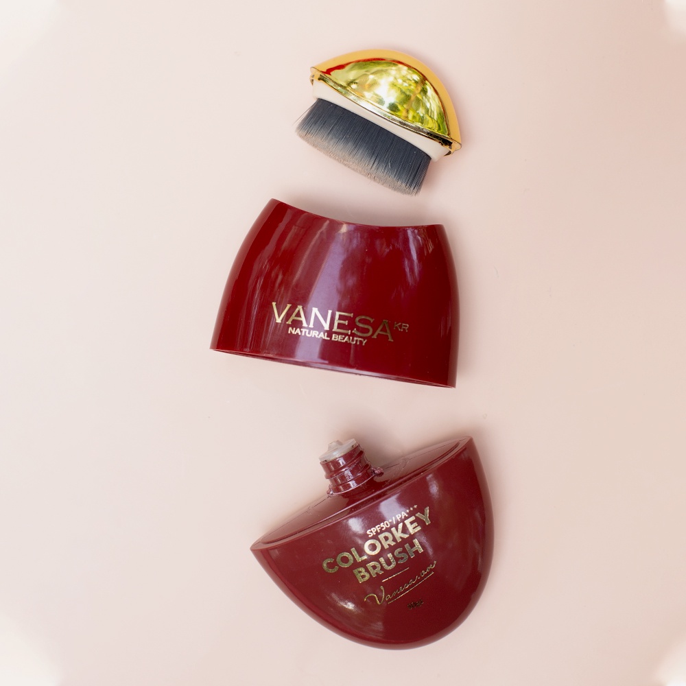 Kem nền che khuyết điểm Supper BB Cream Vanesa Colorkey Brush kem lót lâu trôi lớp nền tự nhiên