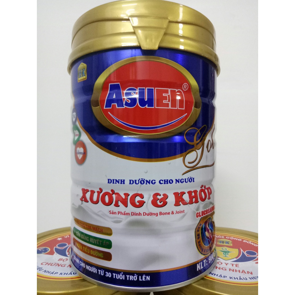 Sữa Asuen Gold xương khớp ngừa loãng xương tiểu đường 900g (date mới)