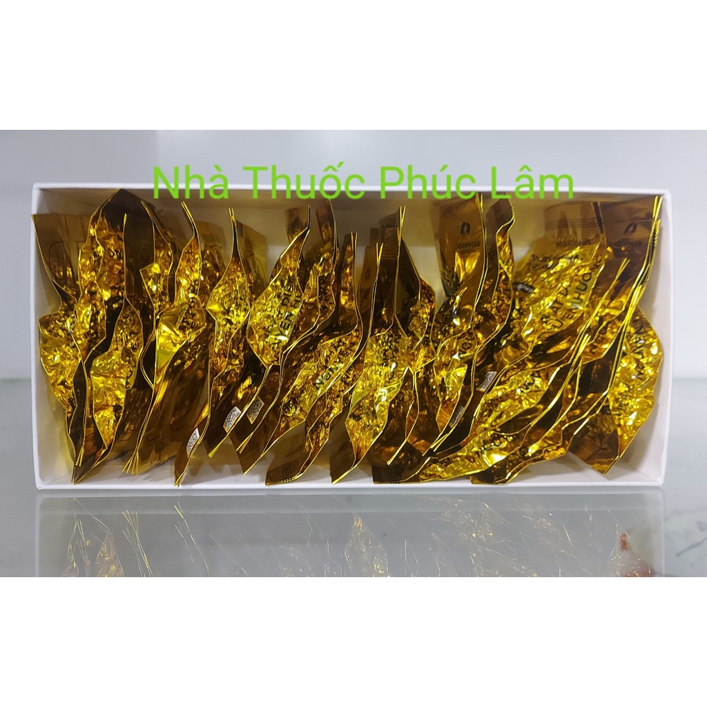 Trà lá tươi Atiso Cao cấp Nhất Diệp Nguyên hương. Thiết kế sang trọng phù hộp biếu tặng. Hộp 20 gói trà lá × 5 gam.