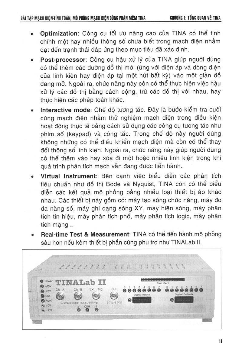 Sách Bài Tập Mạch Điện - Tính Toán, Mô Phỏng Mạch Điện Dùng Phần Mềm Tina