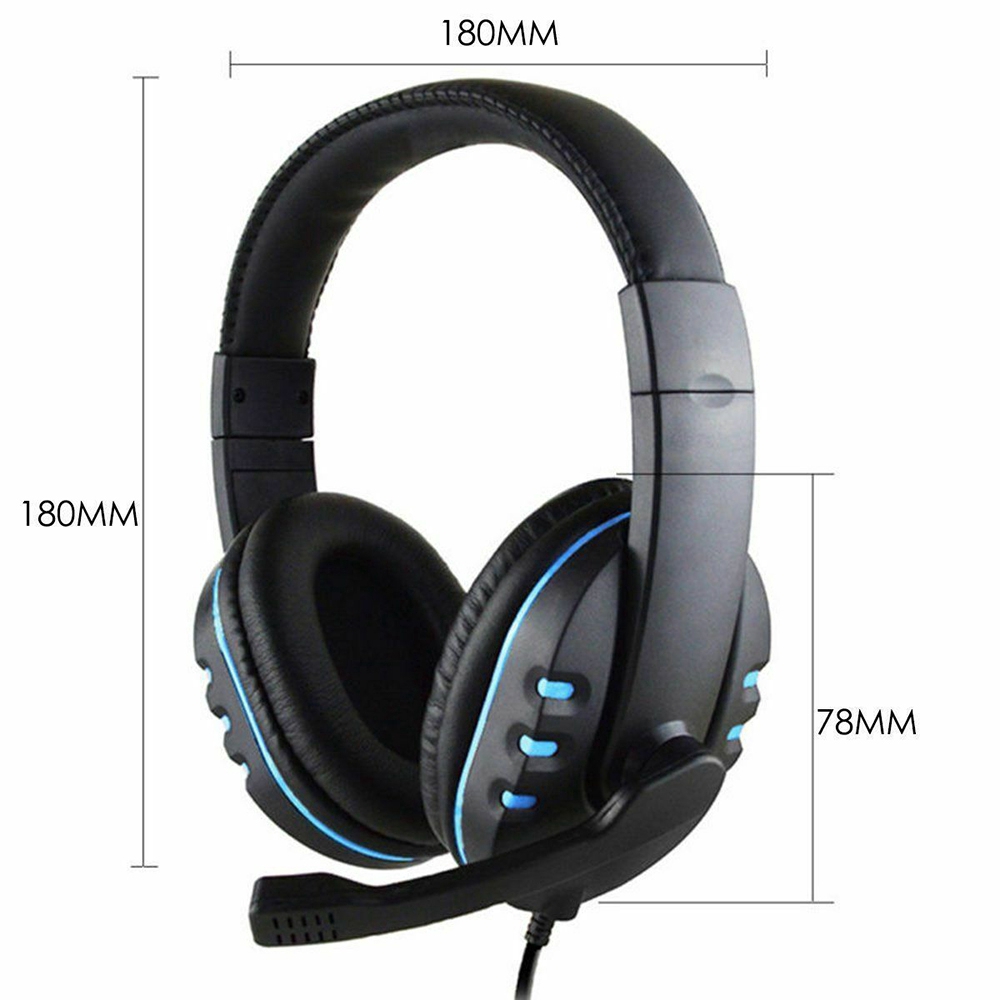 ★Electron 3.5mm Wired Gaming Headset Stereo Surround Headphone for PS4 Xbox one With Mic