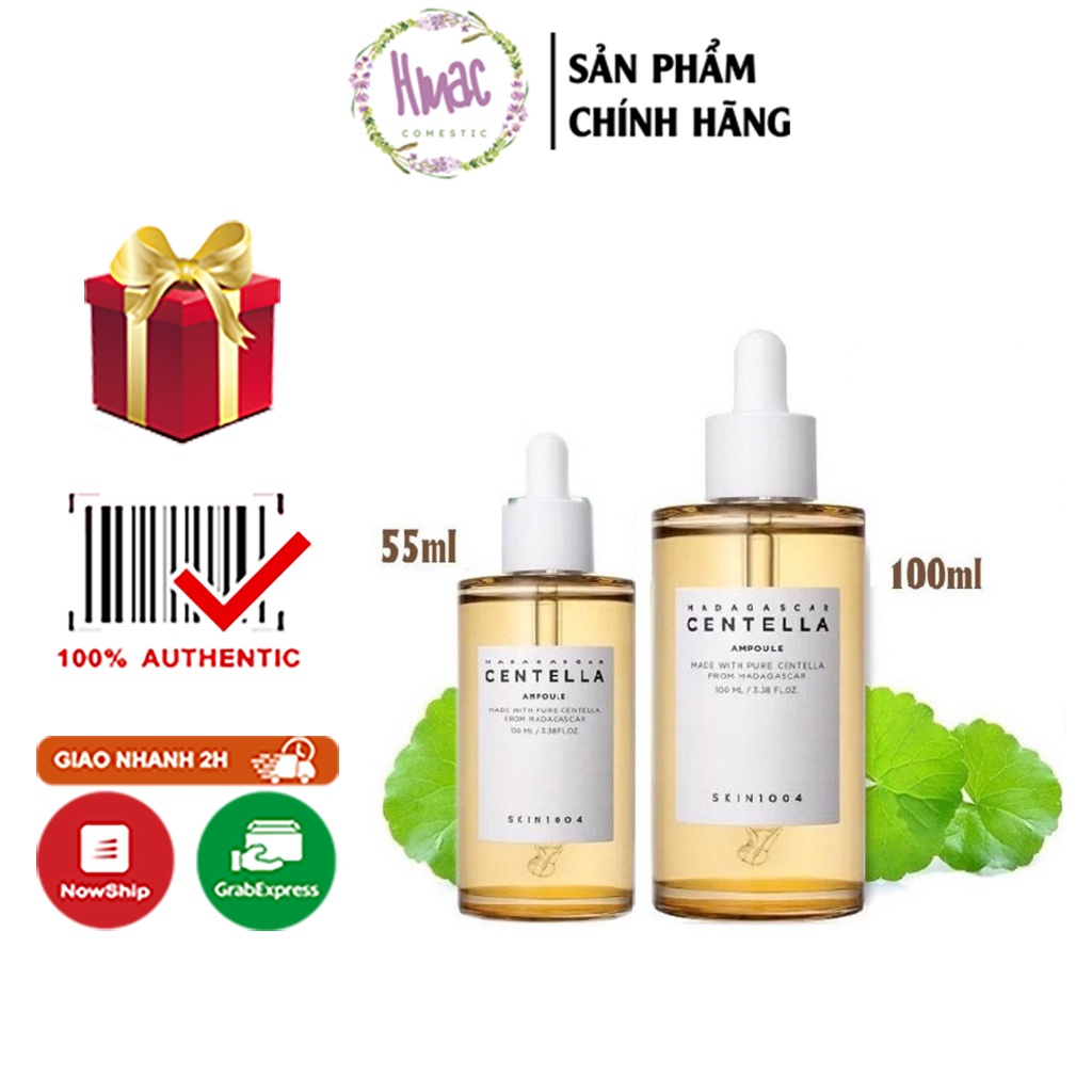 Tinh Chất Rau Má Skin1004 Madagascar Centella Asiatica 100 Ampoule Serum Skin1004 (55ml/100ml)