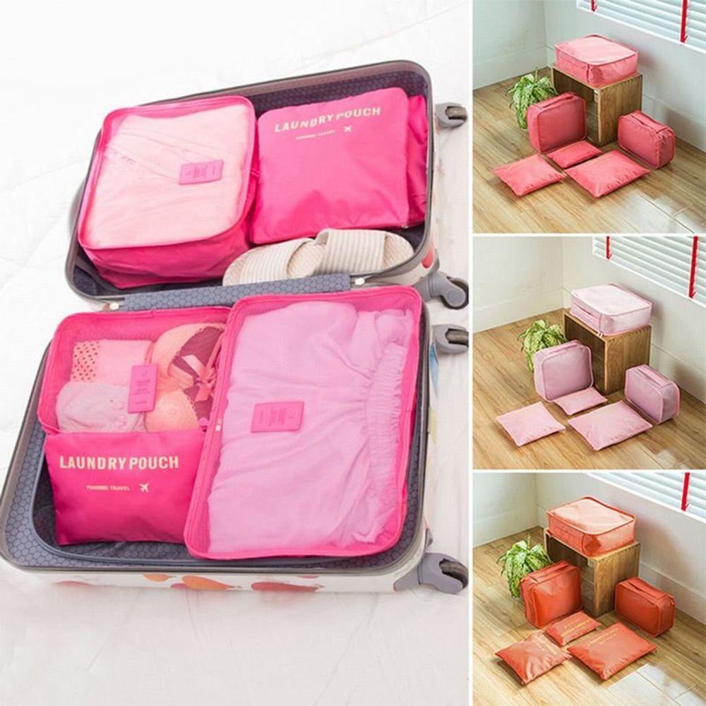 Set 6 Túi Đựng Đồ Giặt Tiện Lợi Khi Đi Du Lịch