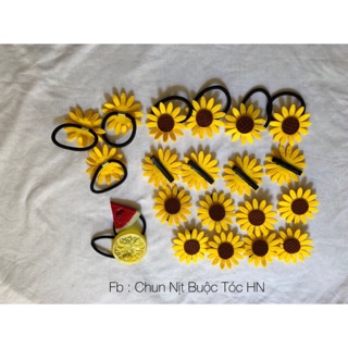 Dây buộc tóc hoa hướng dương