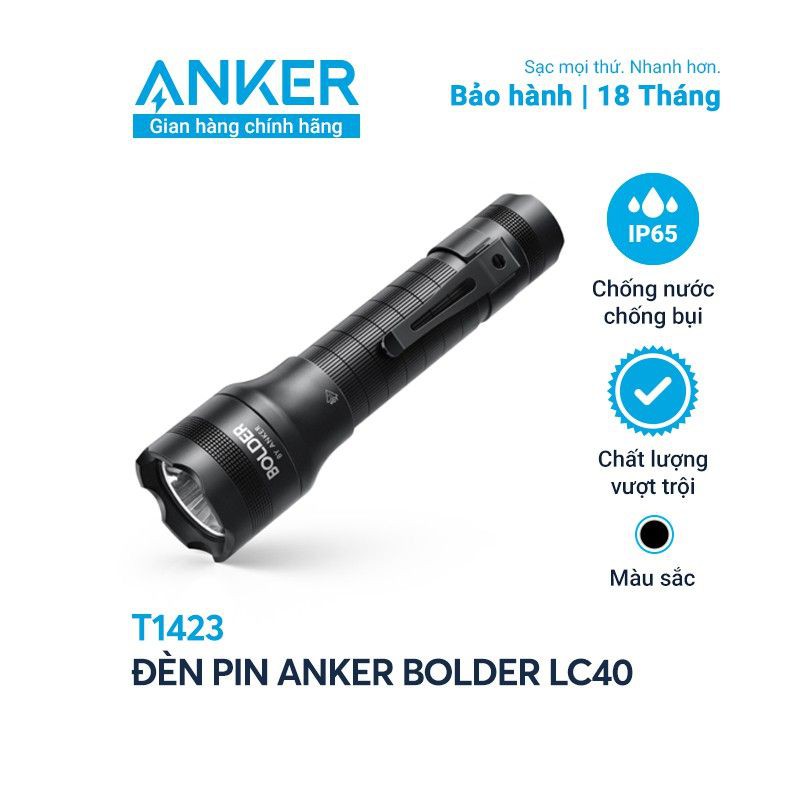 Đèn pin siêu sáng ANKER Bolder LC40 - T1423