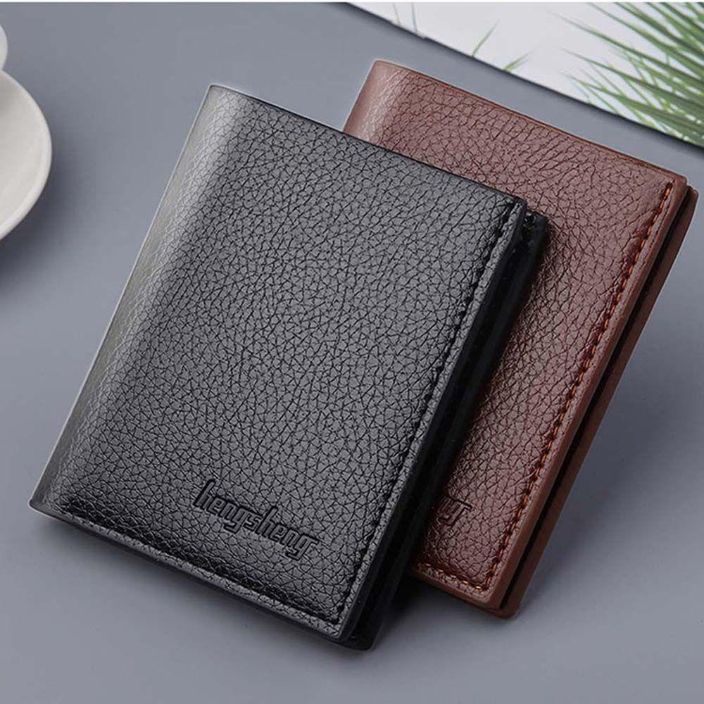 Ví Da PU Nhiều Ngăn Đựng Thẻ Tiện Dụng Cho Nam