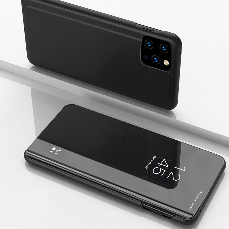 Bao Da Điện Thoại Nắp Gương Gập Thông Minh Sang Trọng Cho iPhone 11 Pro Max XS X 8 7 Plus