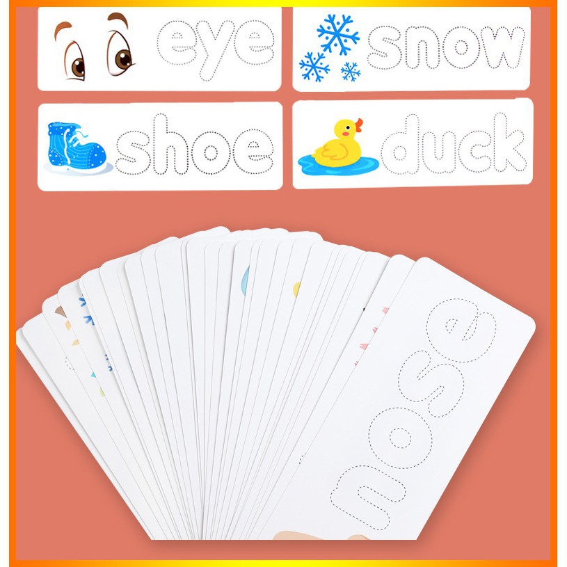 Bộ chữ cái, ghép chữ tiếng anh spelling game thẻ học thông minh cho bé