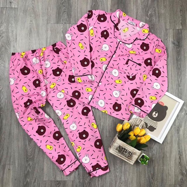 Đồ ngủ mặc ở nhà Pijama dài tay- có video [ Tất cả hình thật- màu sắc inbox] | BigBuy360 - bigbuy360.vn