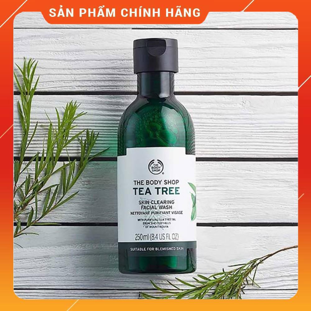 Gel Rửa Mặt The Body Shop Tea Tree Skin Clearing Facial Wash [Mĩ Phẩm Gía Sỉ 89]