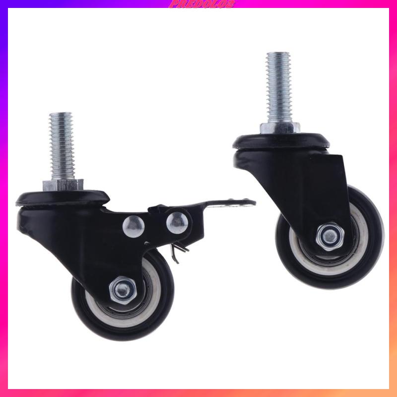 [Predolo2] Bánh Xe Cao Su Xoay 1.5 &quot;M10 Thay Thế Cho Ghế Xe Đẩy