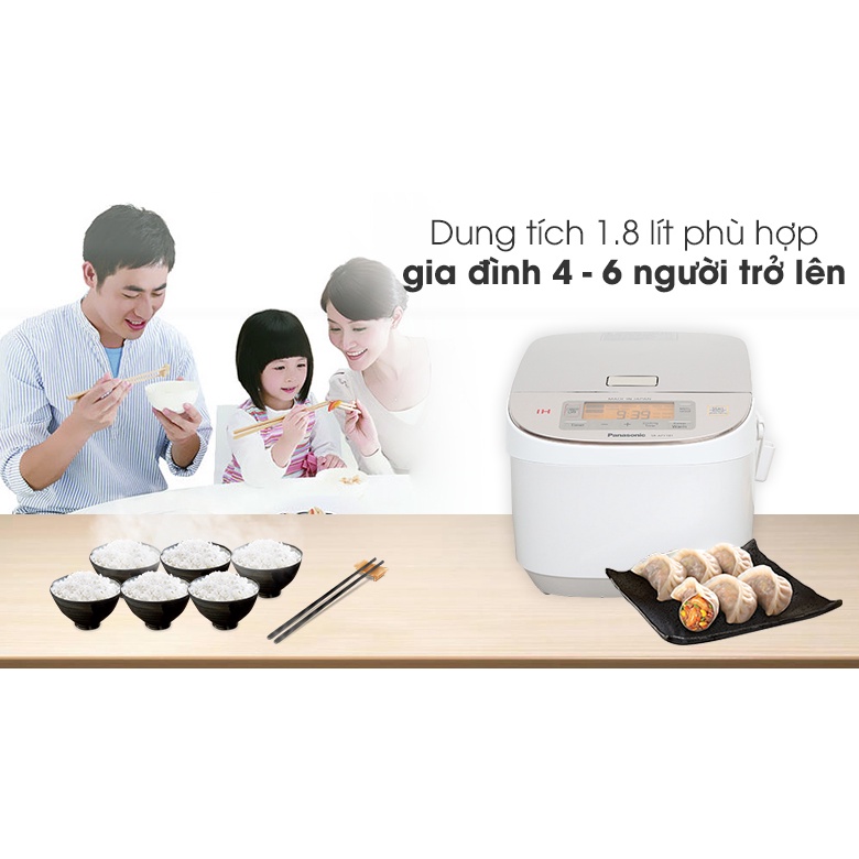 SR-AFY181WRA - Nồi cơm điện cao tần Panasonic 1.8 lít SR-AFY181WRA- Hàng chính hãng - Smart House