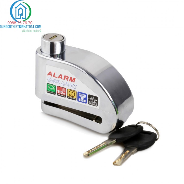 KHÓA ĐĨA BÁO ĐỘNG CHỐNG TRỘM DÀNH CHO XE MÁY