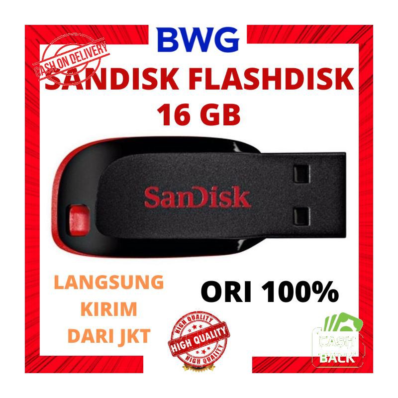 Usb Sandisk Cruzer Blade Cz50-16 Gb Chính Hãng