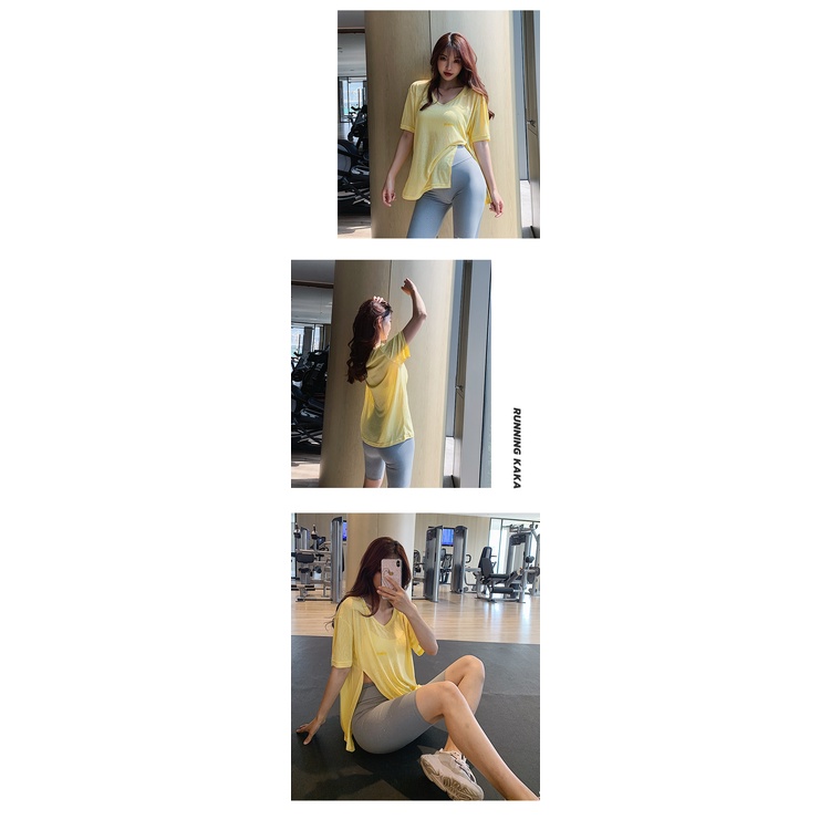 Áo Thun Thể Thao Dáng Rộng Thiết Kế Quyến Rũ Trẻ Trung Cho Bạn Gái