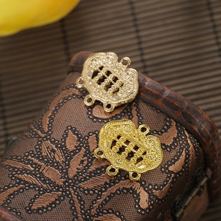 [Mảnh hoa kim loại] Vật liệu thủ công DIY hợp kim, phụ kiện kẹp tóc phong cách cổ điển, khóa vàng 1 mảnh CGBY