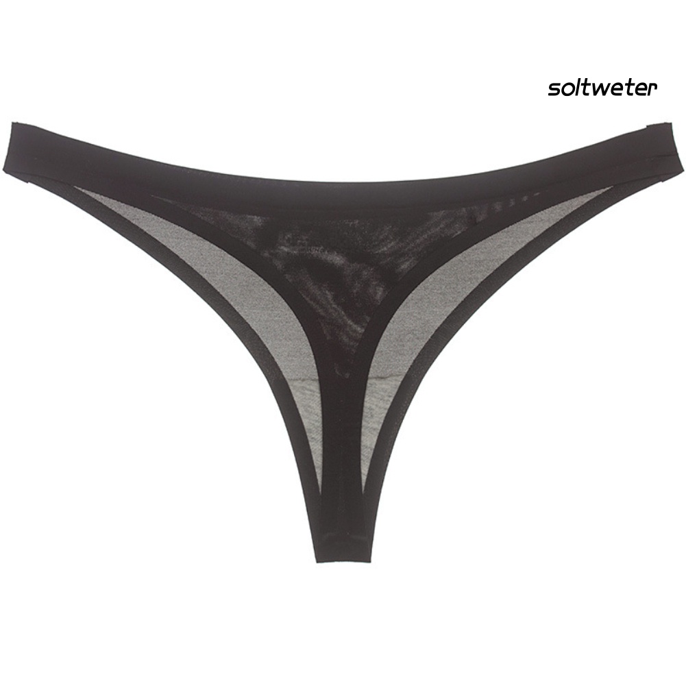 Set 2 Quần Lót Lọt Khe Lưng Thấp Màu Sắc Ngọt Ngào Quyến Rũ Cho Nữ