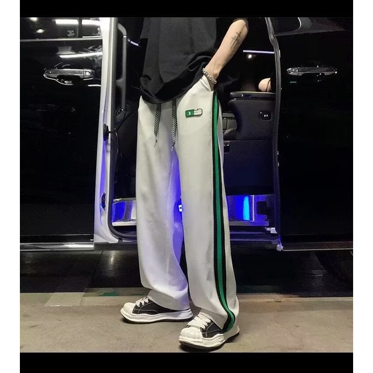 Quần Dài Dây Rút Kẻ Sọc Thời Trang Mới 2022 Dành Cho Nam Sinh