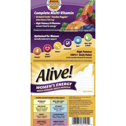 Thực Phẩm Bổ Sung Alive! Women's Energy  TẠI WHEYSINHVIEN.COM