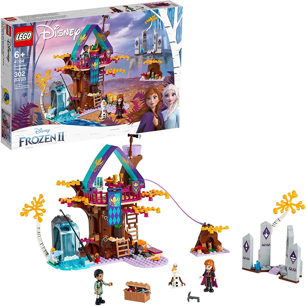 Đồ chơi LEGO Disney Frozen II nhà cây huyền bí mã  41164