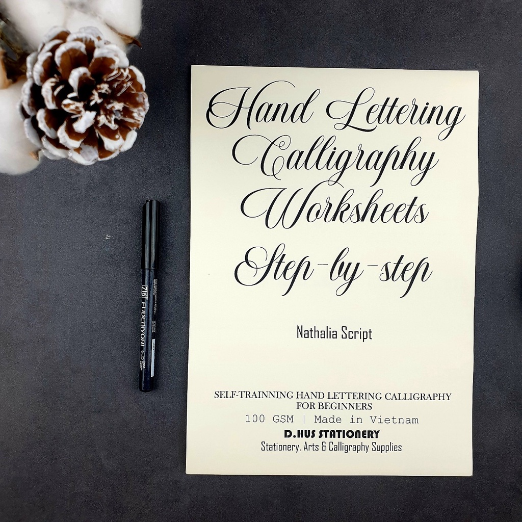 Combo Luyện Viết Modern Calligraphy/Thư Pháp Cho Người Mới Bắt Đầu - Journalholic