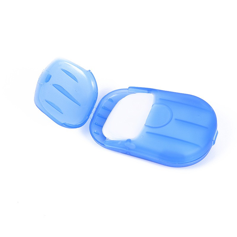 Bộ 20 giấy xà phòng rửa tay mini tiện dụng mang theo khi đi du lịch
