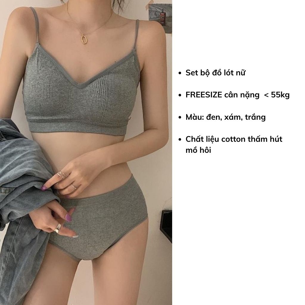 Bộ đồ lót nữ bikini không gọng mặc quyến rủ DEVARI B3211