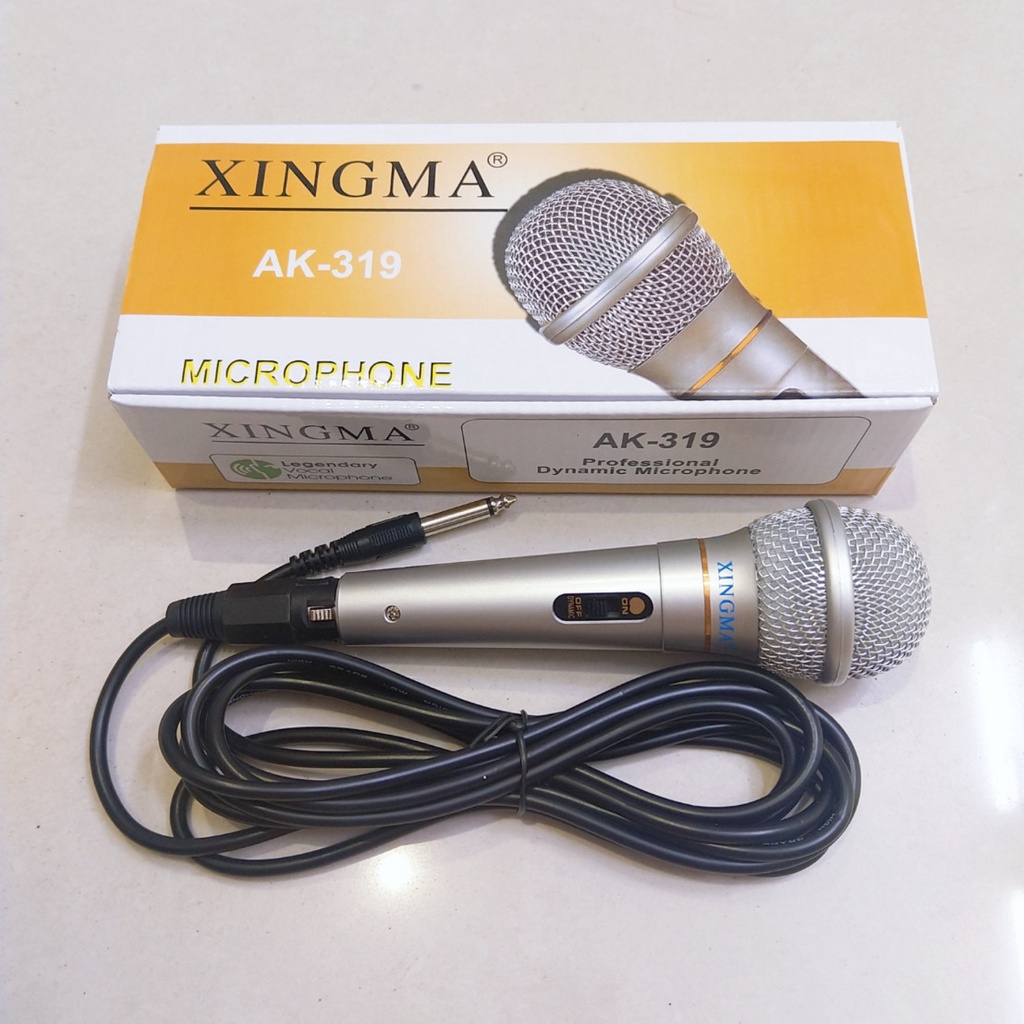 Micro Karaoke XINGMA AK-319 Cao Cấp, Micro Chống Hú, GIÁ RẺ, CHẤT LƯỢNG