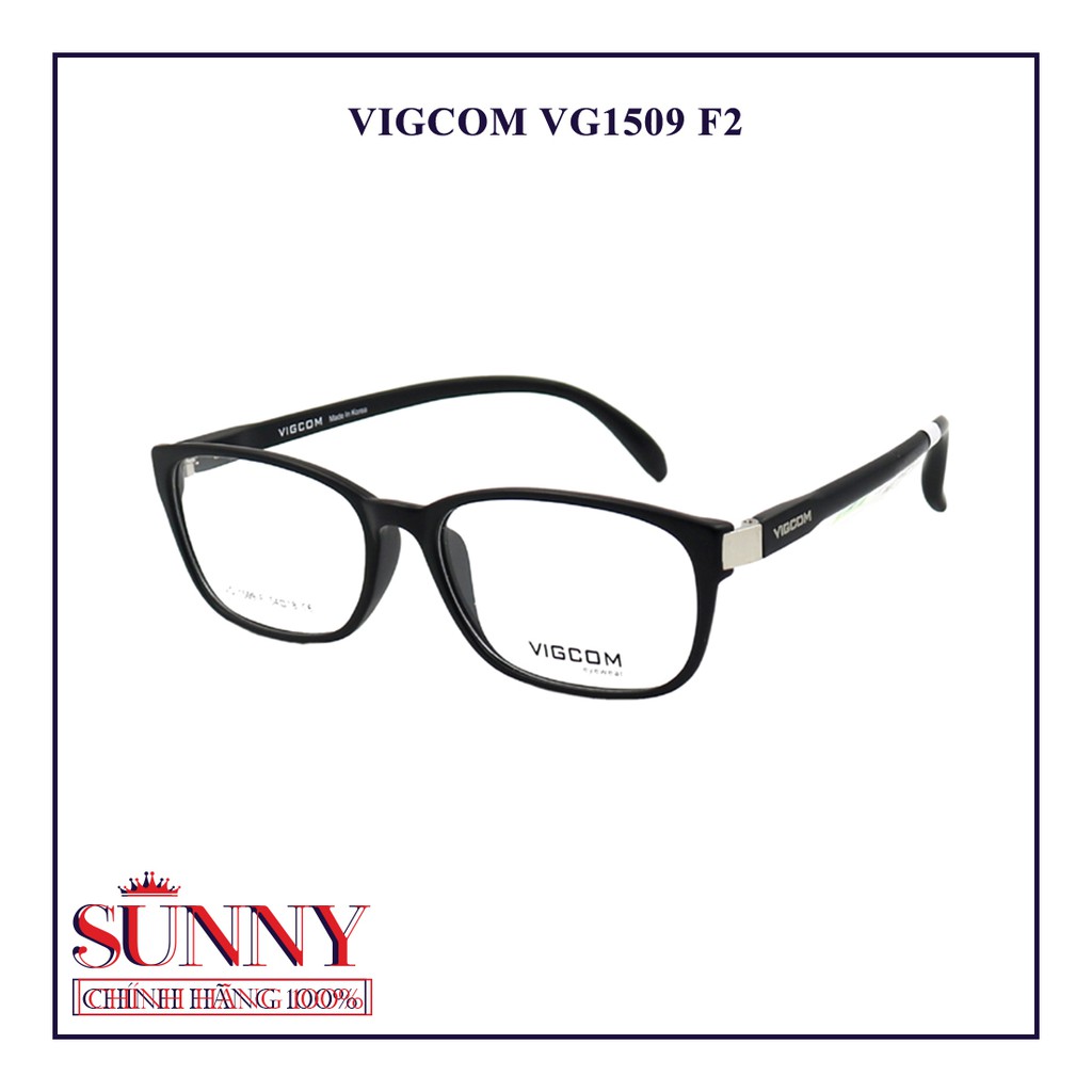 Gọng kính Vigcom VG1509  - - sp chính hãng, bảo hành toàn quốc, có kem tem chống hàng giả do bộ công an cấp