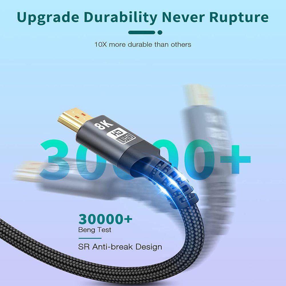 Dây Cáp HDMI 48Gbps 1m / 1.5m / 3m / 5m Cho Máy Chiếu PS5 PS4