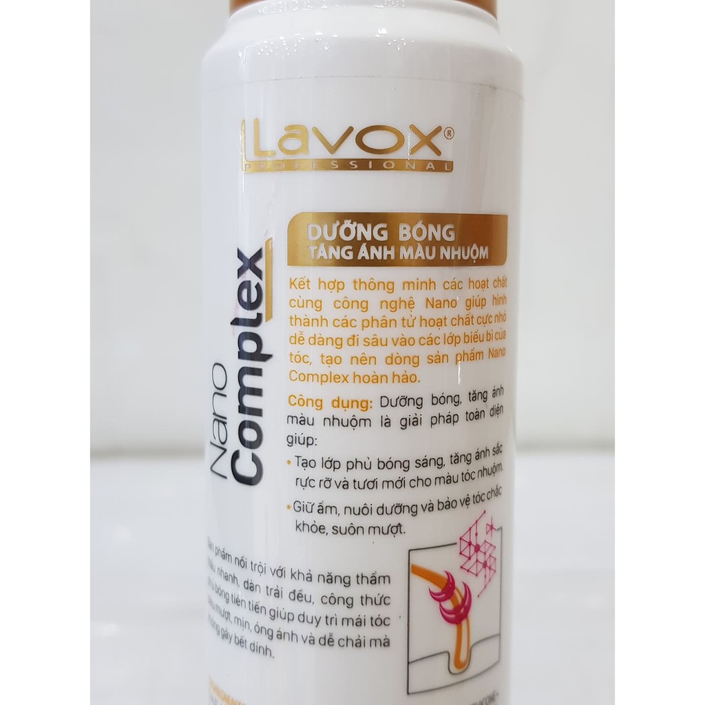 Xịt Dưỡng Tóc Bóng Mượt Cao Cấp LAVOX NANO COMPLEX 180ml