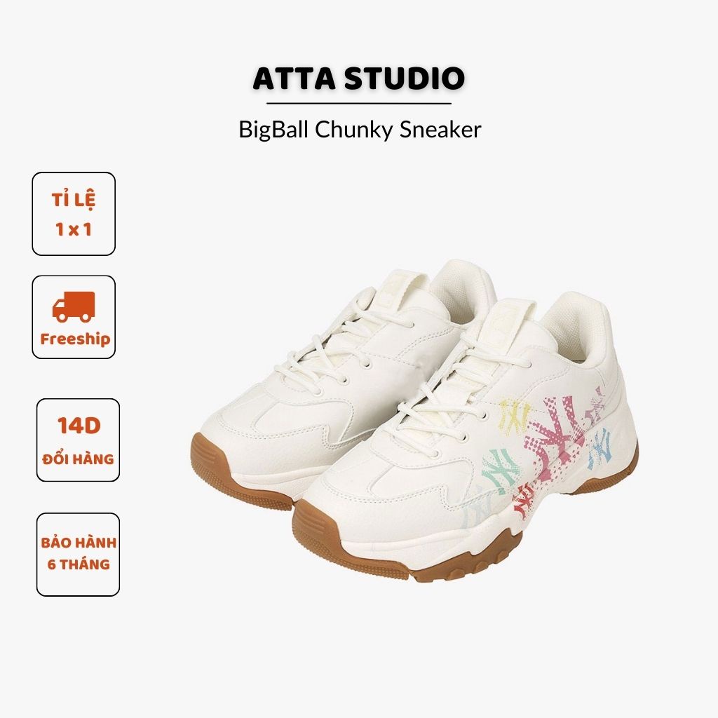 [Fullbox + BH] Giày 𝗠𝗟𝗕 Graffiti Newyork Yankess, giày NY đế nâu tăng chiều cao, sneaker nam nữ