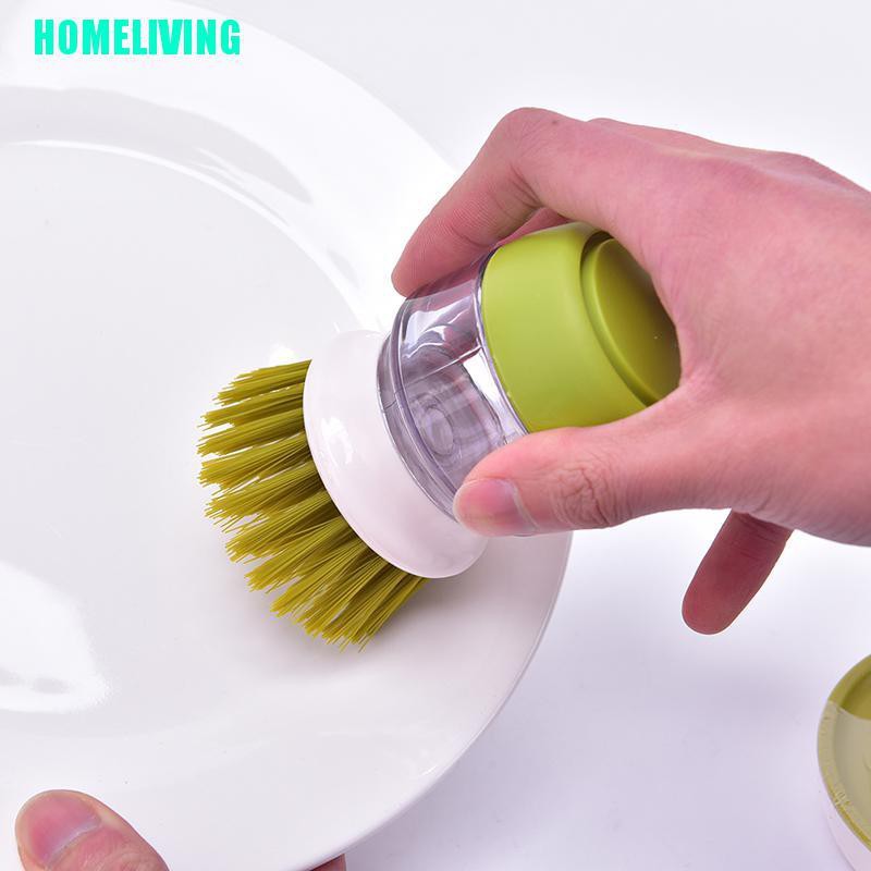 1 Bàn Chải Rửa Chén / Xà Phòng Có Thể Bơm Đầy Lại