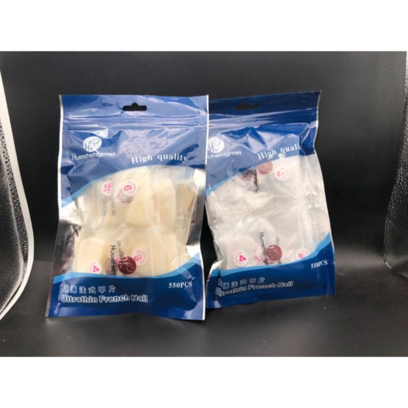 Móng nối mỹ siêu đẹp bịch 550 móng đủ size