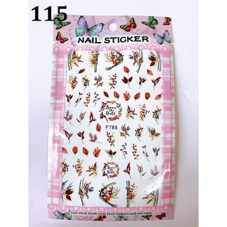 Stick dán móng tay, Sticker hoa Nail stick trang trí móng