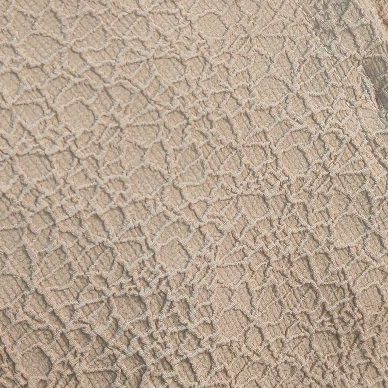 Áo cardigan croptop cúc bọc vải dập nổi - by Whattowear