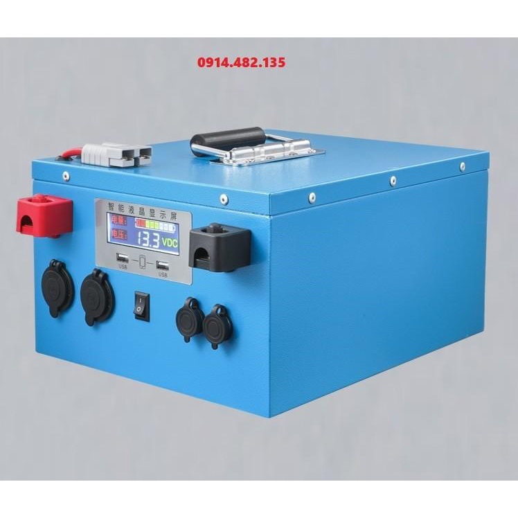 Bình Pin Lithium 12V-120AH Đủ Dung Lượng,Chuyên Máy đổi điện Biến Tần Inverter,Kich điện Lưu Trữ Năng Lượng Mặt trời NEW